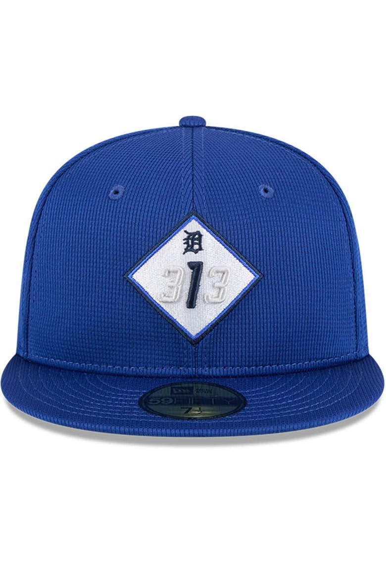 Men's New Era Blue Detroit Tigers City Connect Batting Practice 59FIFTY Fitted Hat, Alternate, color, Blue