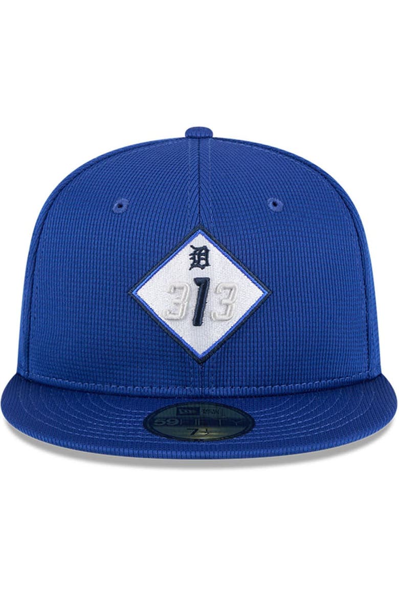 New Era Men's New Era Blue Detroit Tigers City Connect Batting Practice 59FIFTY Fitted Hat, Alternate, color, Blue