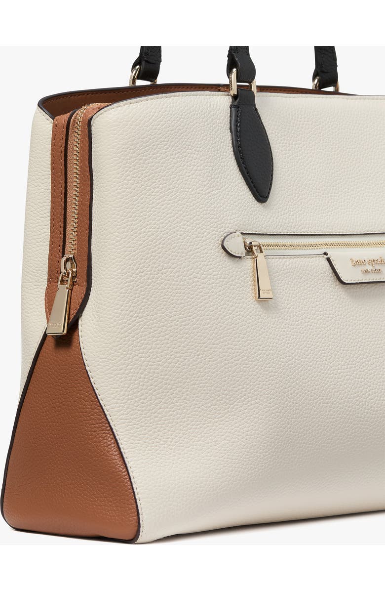 Kate Spade New York hudson colorblock pebble work tote, Alternate, color,