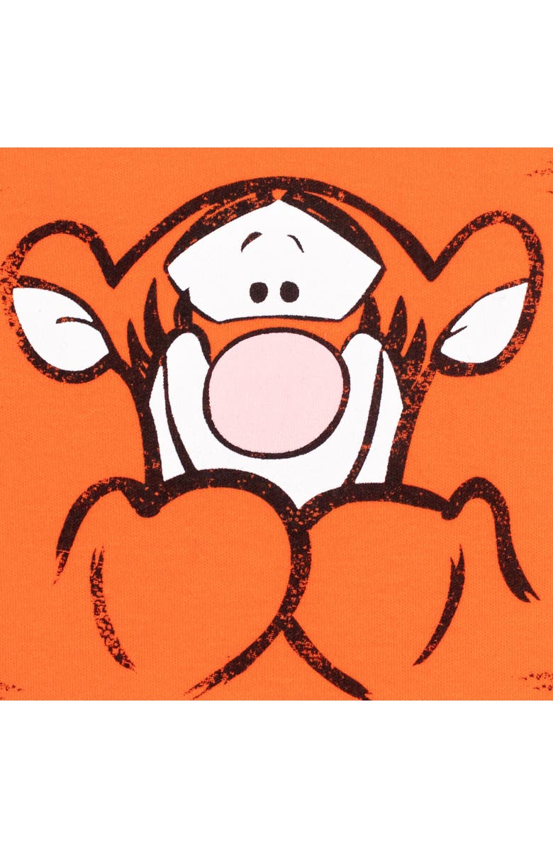 Disney Romper & Sunhat Set, Alternate, color, Tigger Orange Orange