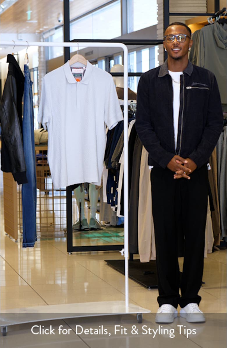 Barmer Textured Organic Cotton Polo, sales video thumbnail