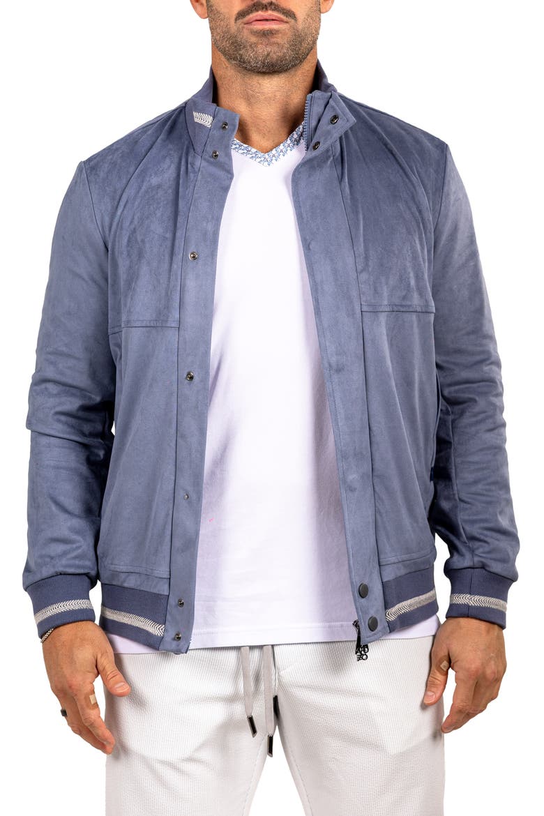 Bomber Jacket, Main, color, BLUE