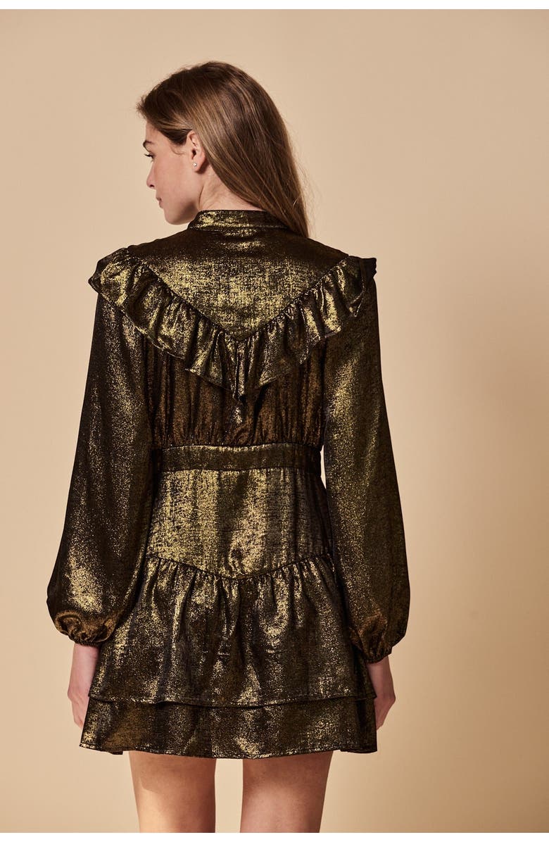 The Shirt by Rochelle Behrens The Gwenyth Dress, Alternate, color, Bronze