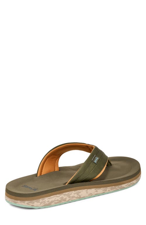 Sanuk Tiderush Flip Flop In Multi