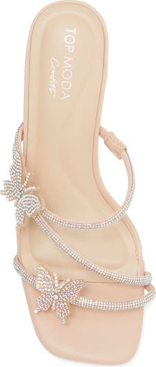 Prairie Butterfly Slide Sandal