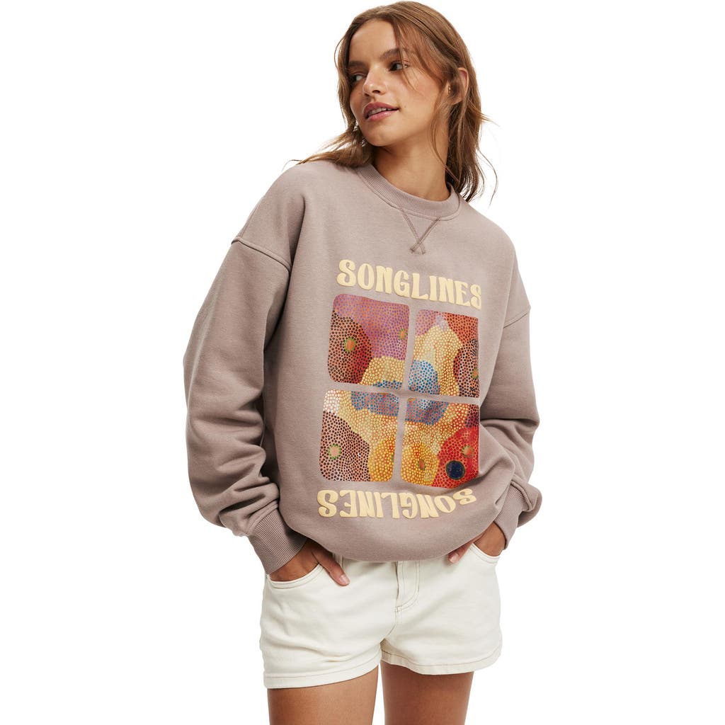 COTTON ON LICENSED GRAPHIC CREW SWEATSHIRT