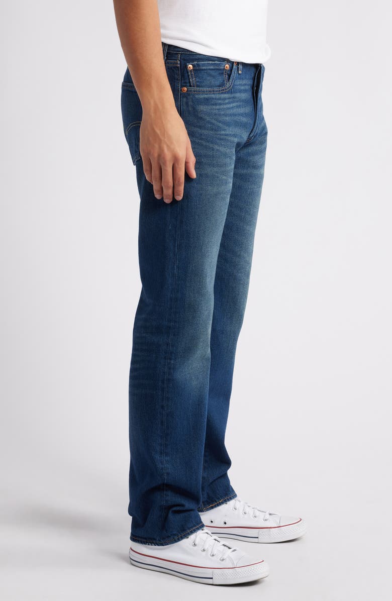 Levi's<sup>®</sup> 501<sup>®</sup> Original Straight Leg Jeans, Alternate, color, On The Borderline