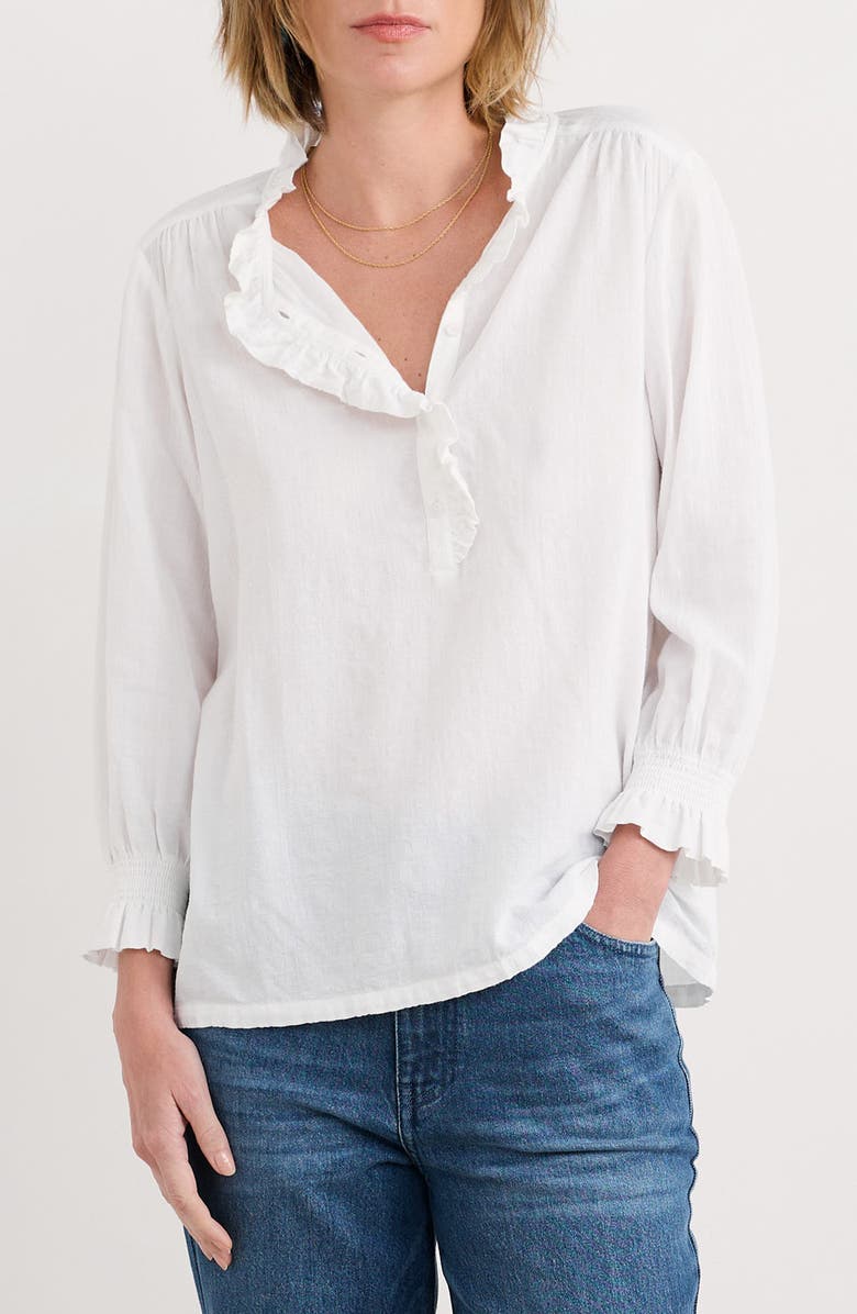 Seasalt Cornwall Feather Star Top, Main, color, Salt