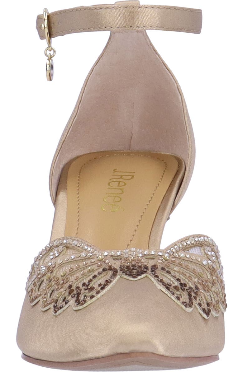 J. Reneé Isabetta Pointed Toe Pump, Alternate, color, Beige