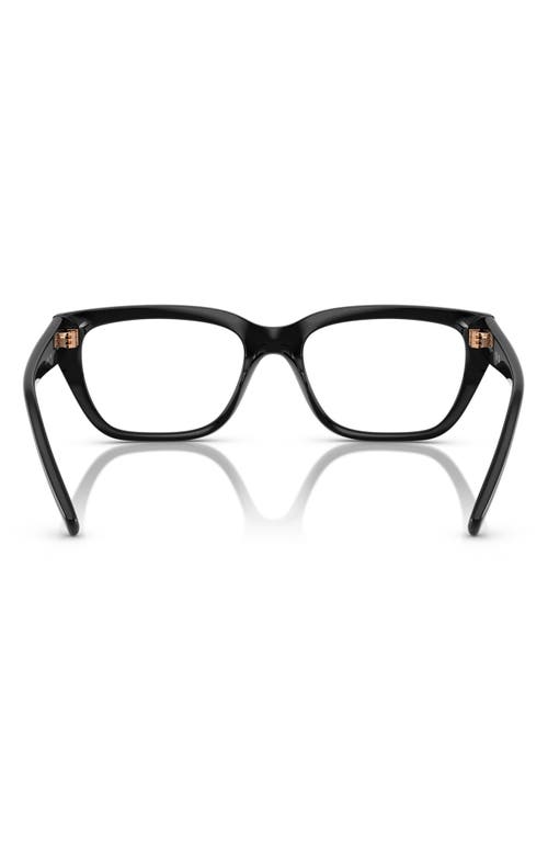 Vogue 53mm Pillow Optical Glasses In Black