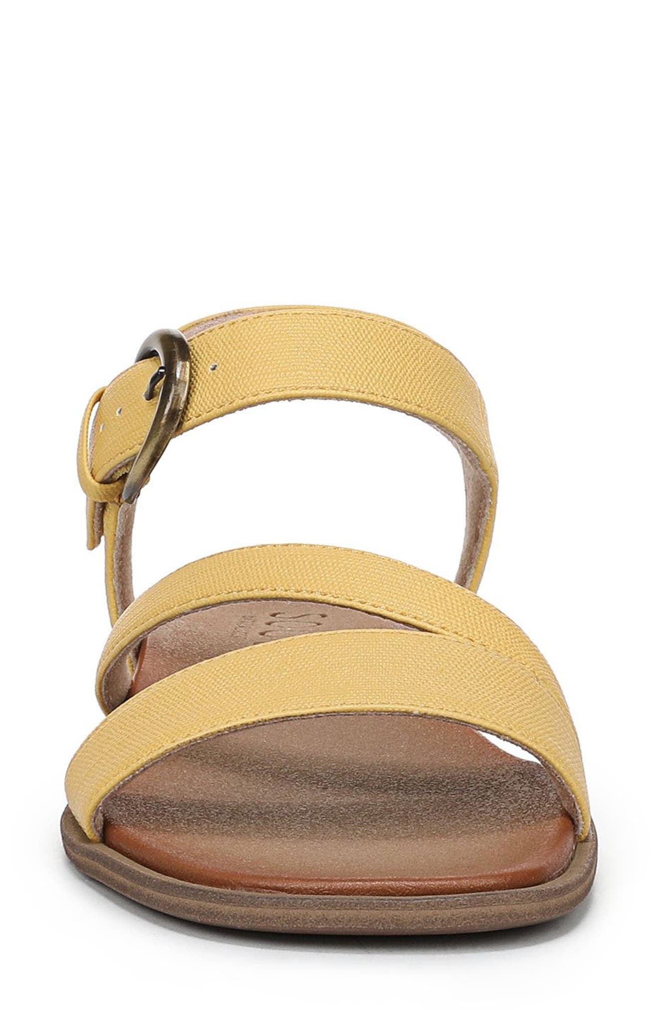 SOUL NATURALIZER Jayvee Sandal, Alternate, color, Beehive Yellow Faux Twill