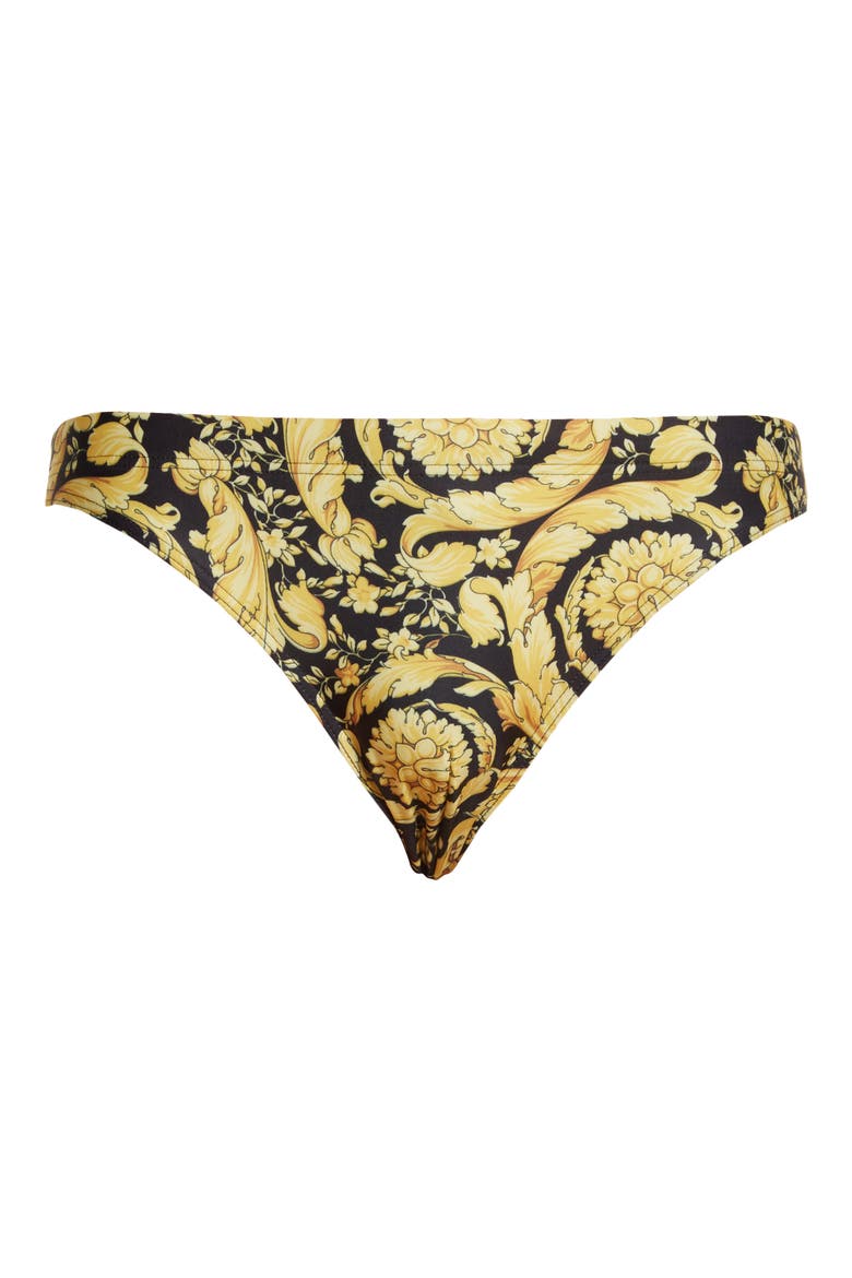 Barocco Swim Briefs, Alternate, color, BLACK/ GOLD