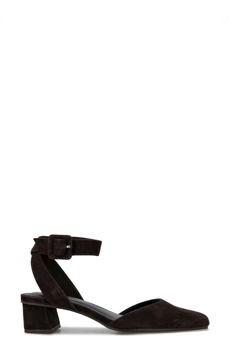 Splendid Lisetta Pointed Toe Ankle Wrap Pump, Alternate, color, Dark Chocolate