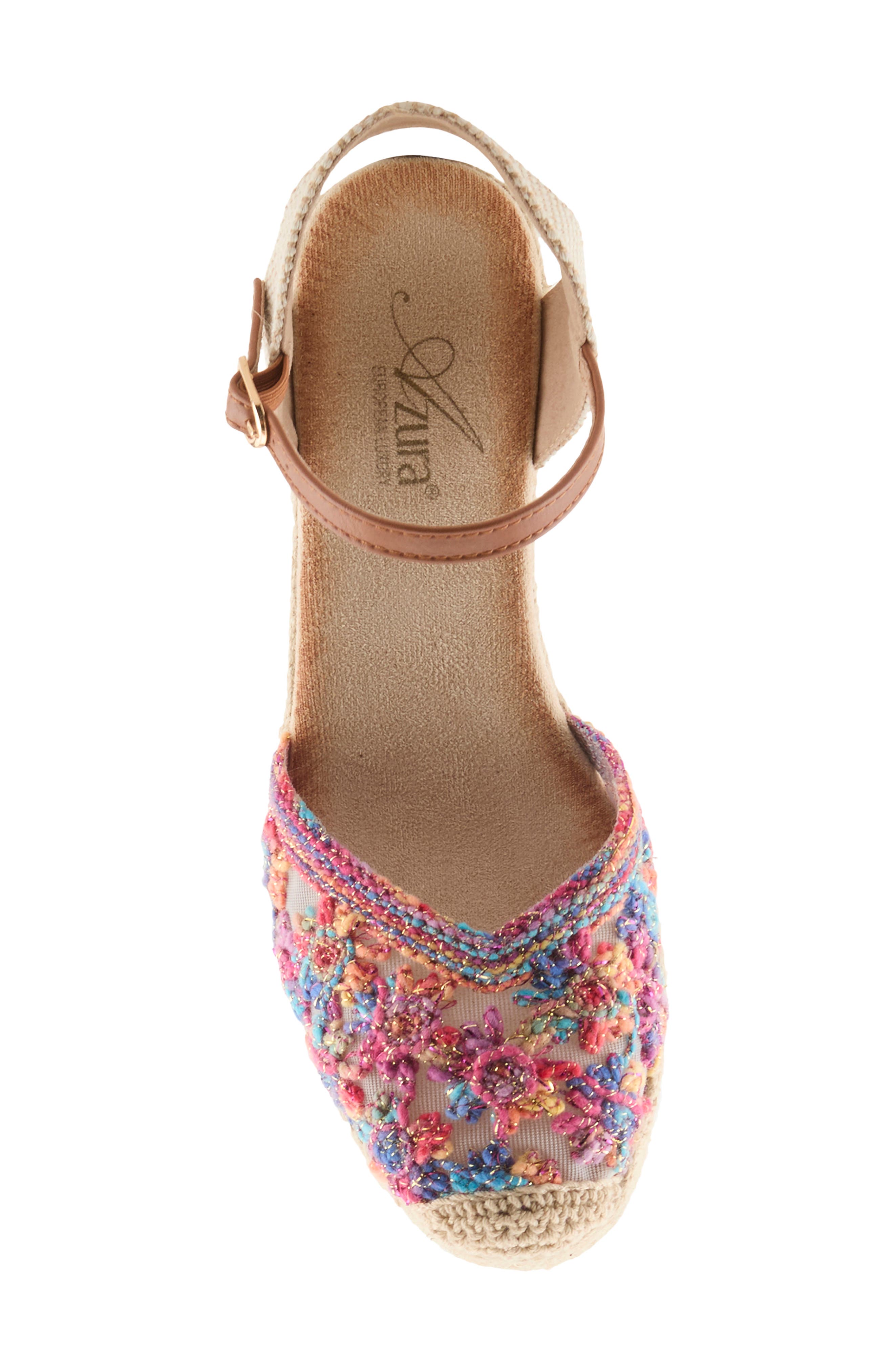 AZURA BY SPRING STEP Queridita Espadrille Platform Wedge, Alternate, color, Rainbow