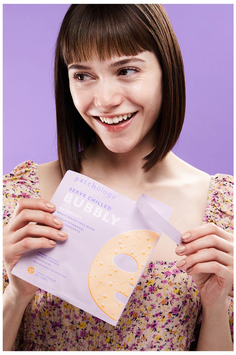 Bubbly Bright Hydrogel Mask, Alternate, color, NO COLOR