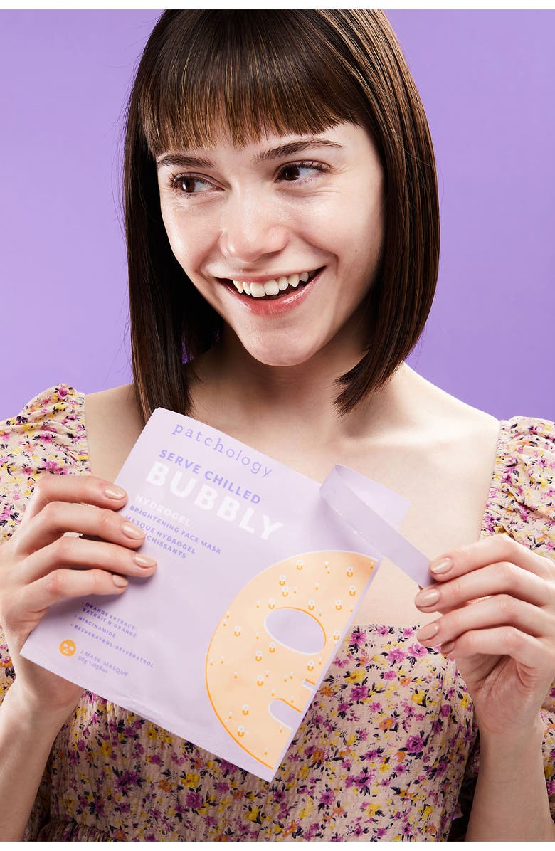 Patchology Bubbly Bright Hydrogel Mask, Alternate, color, 