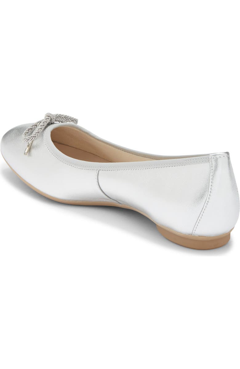 Paul Green Rylan Ballet Flat, Alternate, color, Aluminum Metallic Nappa