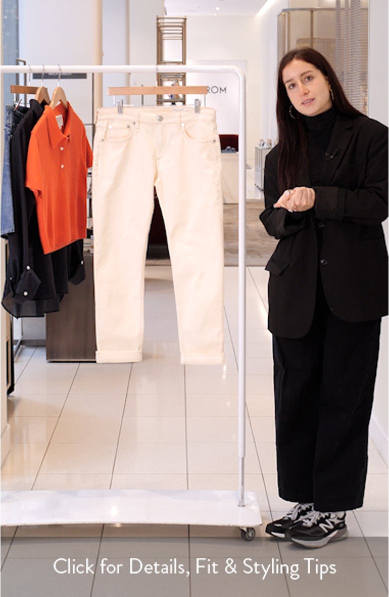 Dre Low Rise Slim Boyfriend Jeans, sales video thumbnail