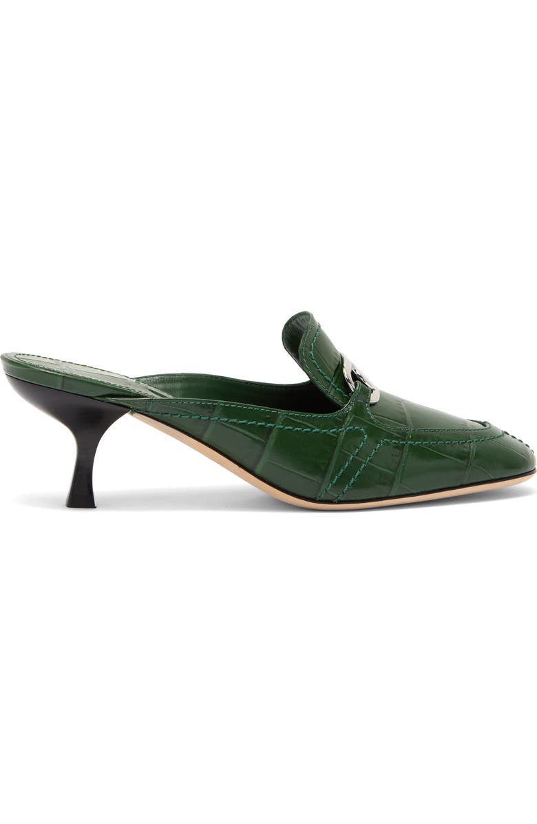 FERRAGAMO Elodye Logo Croc Embossed Mule, Alternate, color,