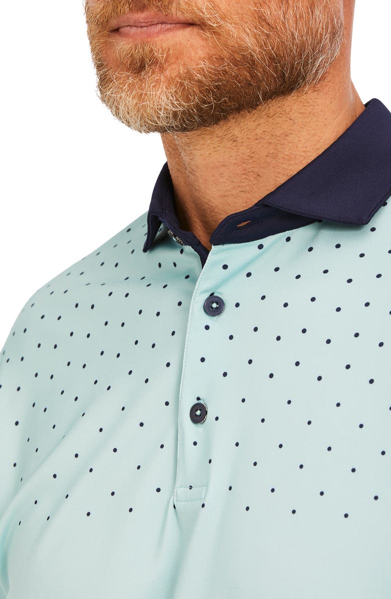 Mizzen+Main Phil Mickelson Dot Short Sleeve Performance Golf Polo, Alternate, color,