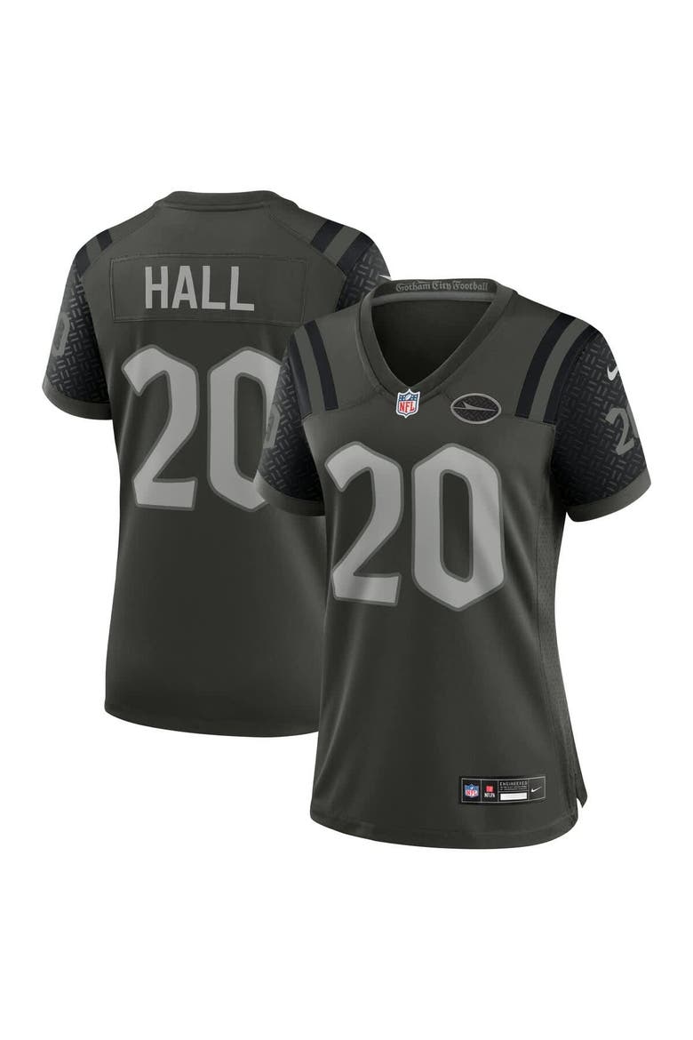 Women's Nike Breece Hall Gotham Green New York Jets 2025 Rivalries Collection Game Jersey, Main, color, Green