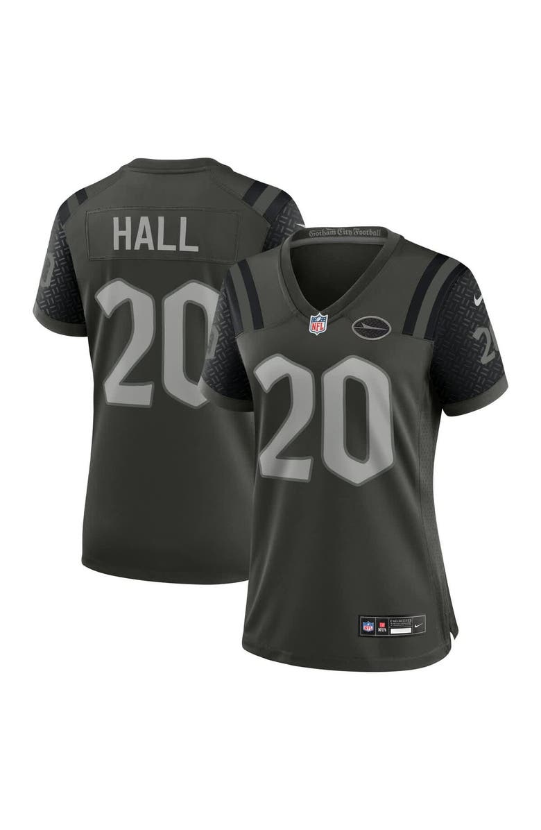 Nike Women's Nike Breece Hall Gotham Green New York Jets 2025 Rivalries Collection Game Jersey, Main, color, Green