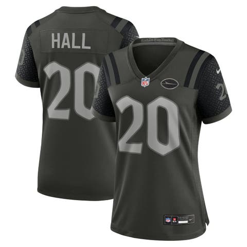 Women's Nike Breece Hall Gotham Green New York Jets 2025 Rivalries Collection Game Jersey