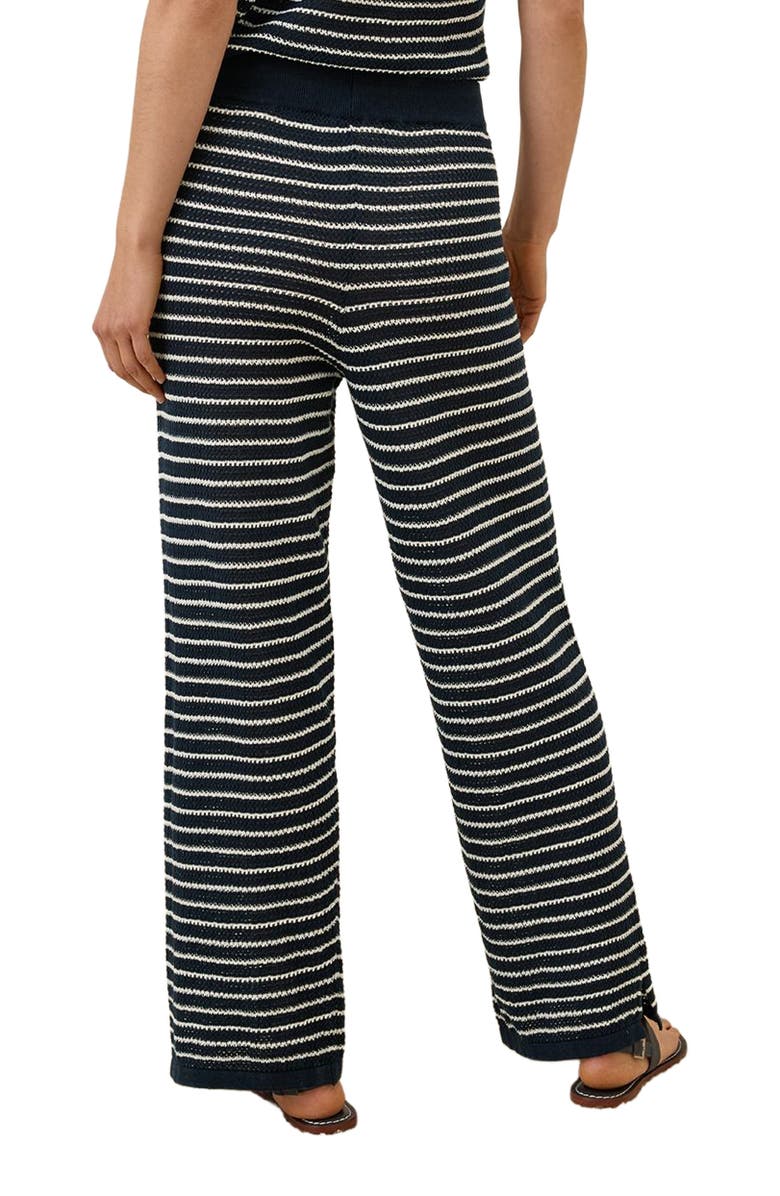 Pact Beachside Linen Pant Made with Organic Cotton, Alternate, color, Capri Stripe