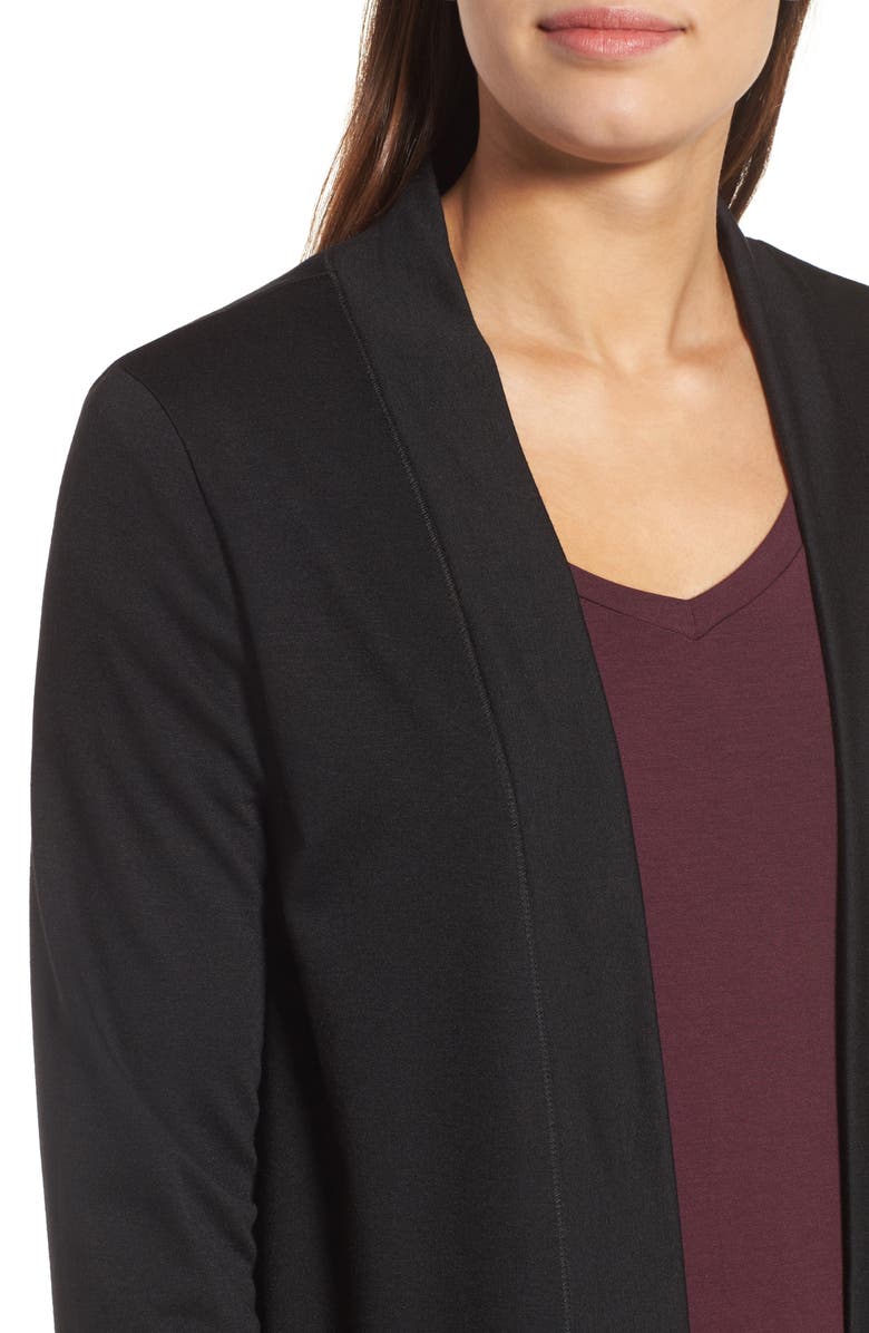Caslon<sup>®</sup> Long French Terry Cardigan, Alternate, color, 