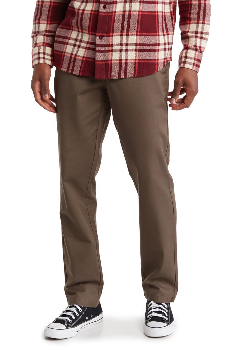 Vmonty Straight Leg Stretch Chinos, Main, color, MUSHROOM GREY 24