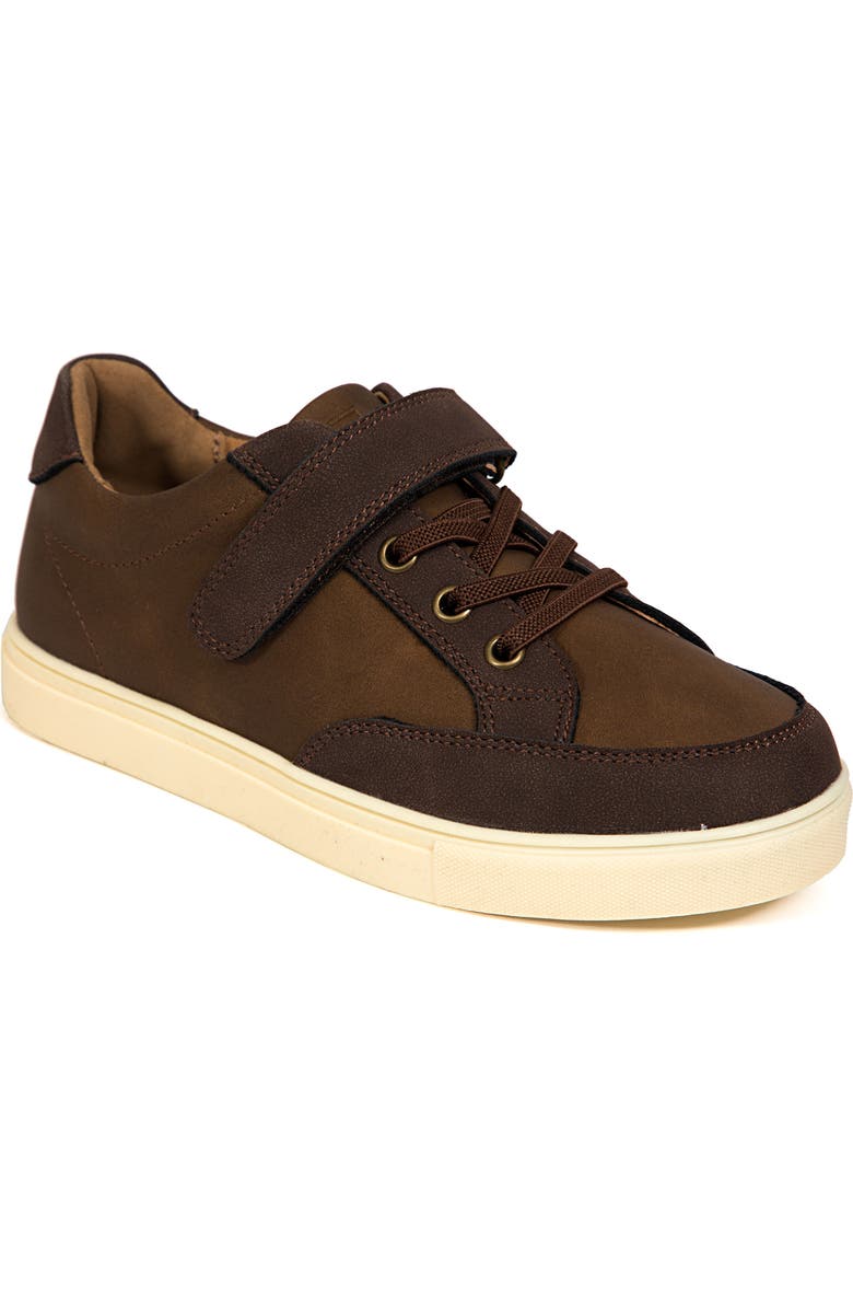 Deer Stags Kids' Jose Sneaker, Main, color, Brown/ Dark Brown