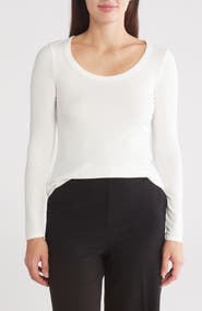 1.STATE Jersey Rib Long Sleeve Top