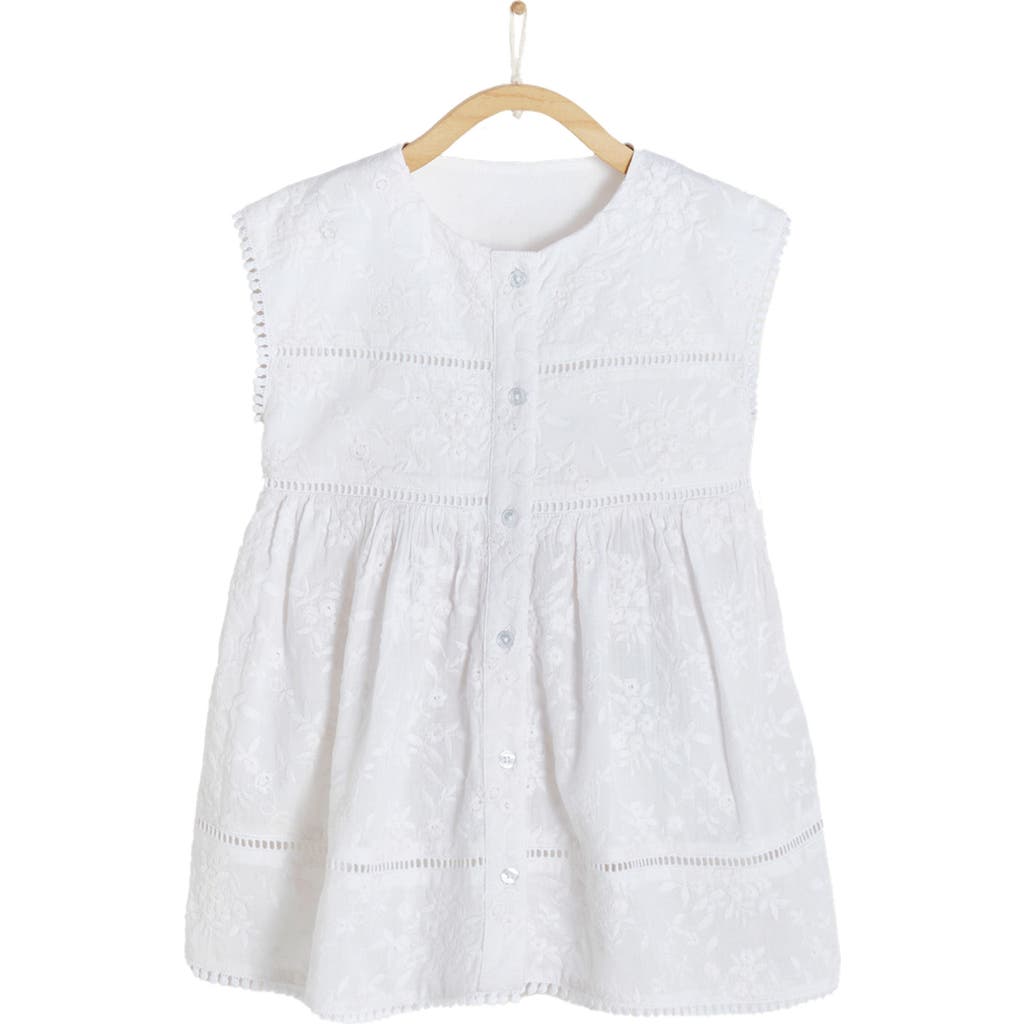 Babycottons Premium Cotton Celebration Dress for Toddler in White  product