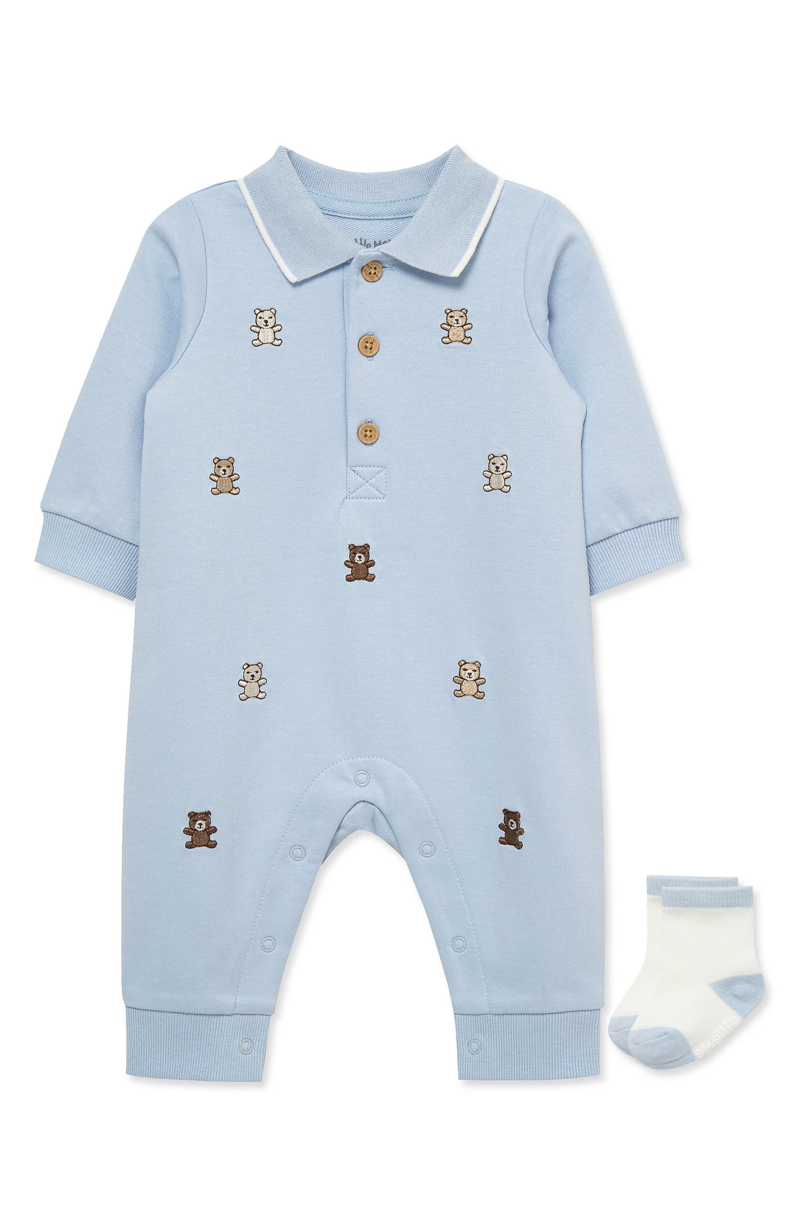 Kids' Bears Coverall & Socks Set