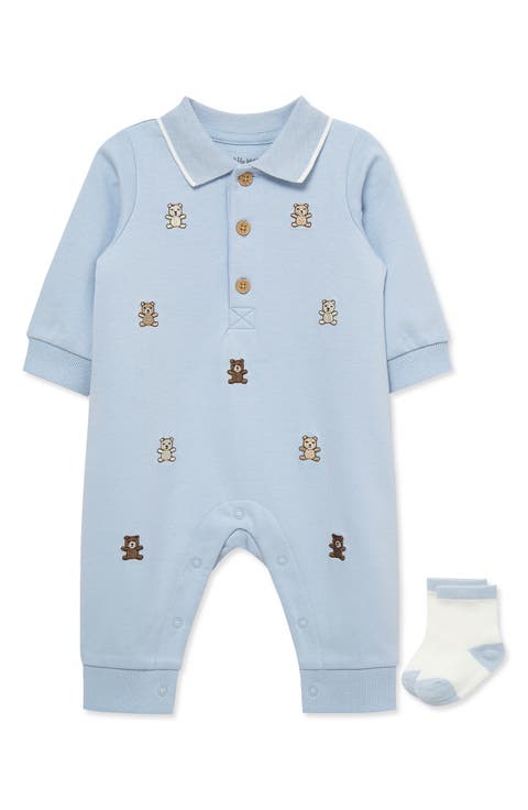 Kids' Bears Coverall & Socks Set