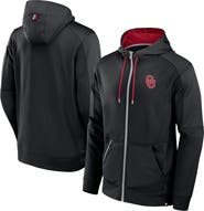 FANATICS Men's Fanatics Black Oklahoma Sooners Defender Full-Zip Hoodie
