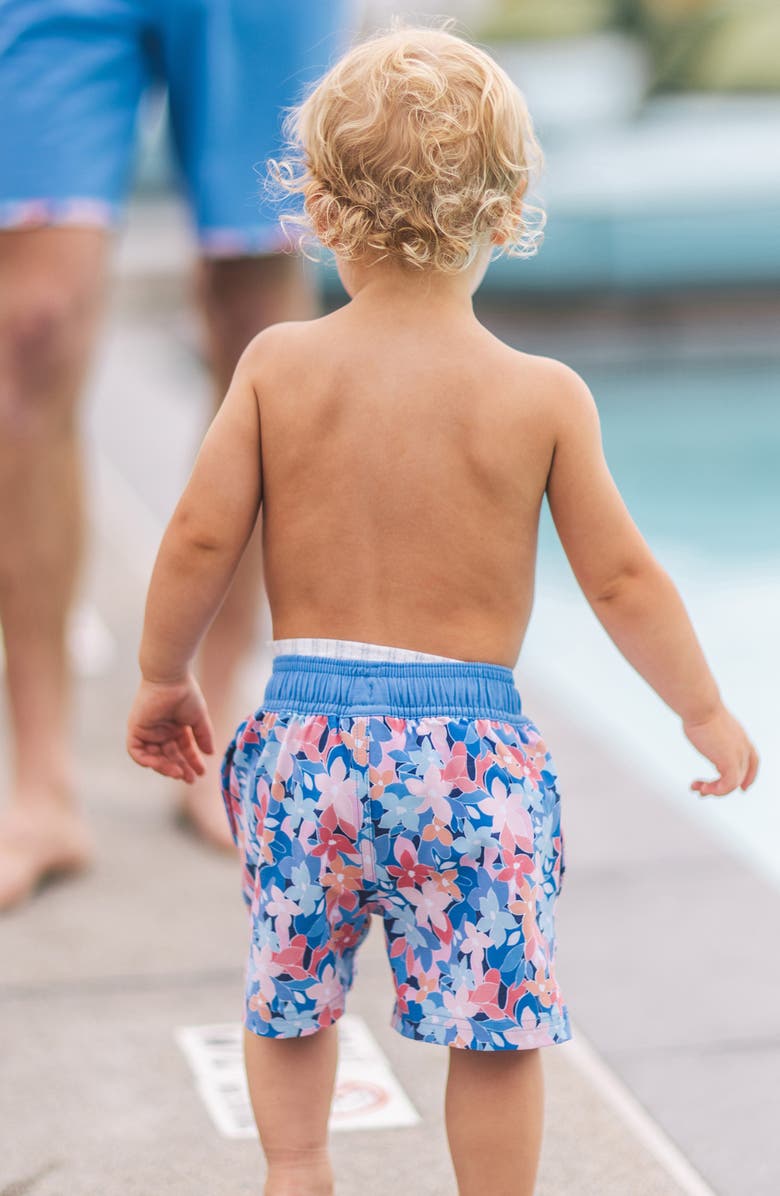 Feather 4 Arrow Garden Party Volley Swim Trunks, Alternate, color, 