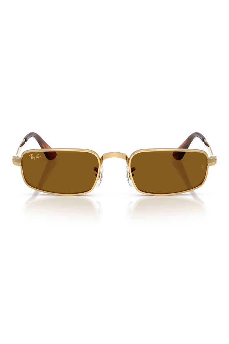 54mm x A$AP Rocky RB3927 Rectangular Sunglasses, Main, color, ARISTA / BROWN