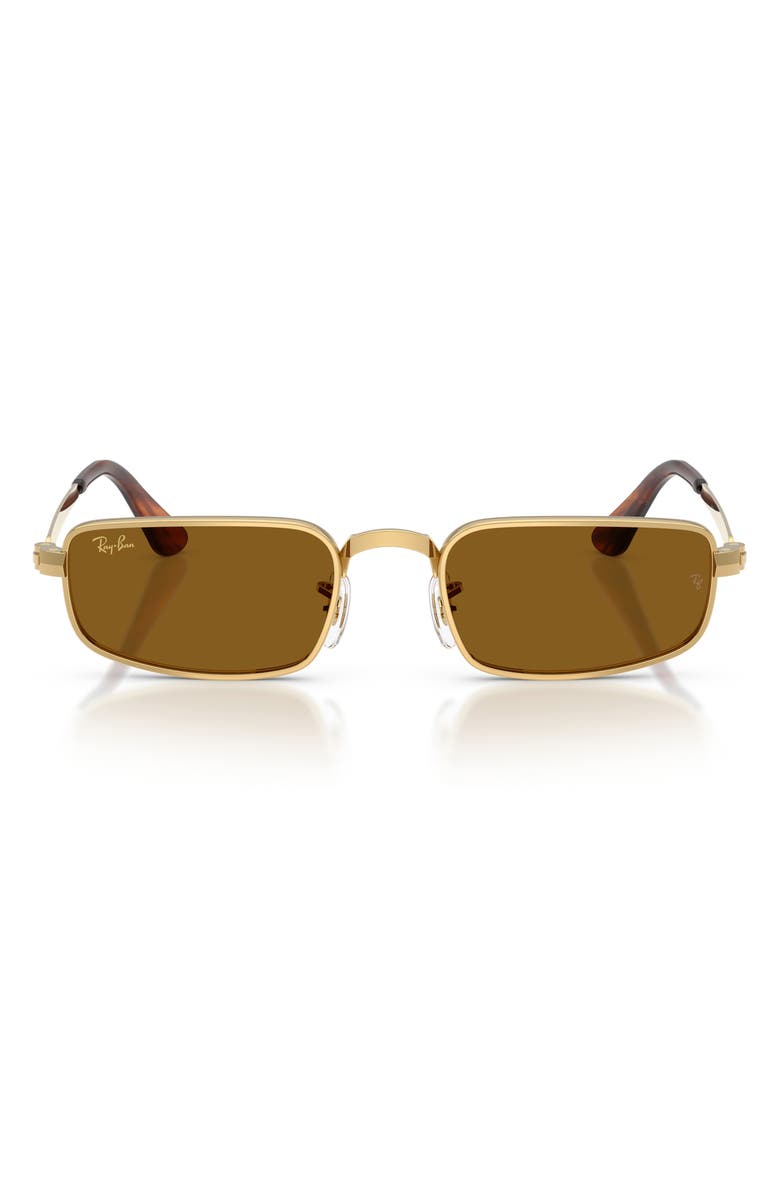 Ray-Ban 54mm x A$AP Rocky RB3927 Rectangular Sunglasses, Main, color, Arista / Brown