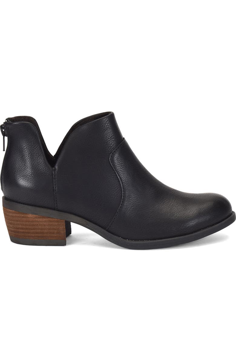 B O C BY BØRN B O C by Born Lucy Notched Topline Block Heel Bootie, Main, color, Black