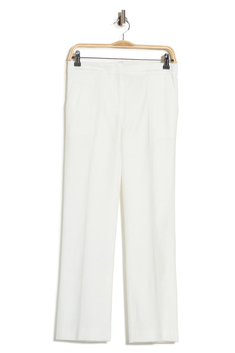Calliope Linen Blend Straight Leg Pants, Alternate, color, WHITE