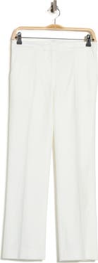 Diane von Furstenberg Calliope Linen Blend Straight Leg Pants