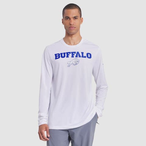 Men's Nike White Buffalo Bills 2025 Rivalries Collection Sideline Legend Dri-FIT Long Sleeve T-Shirt