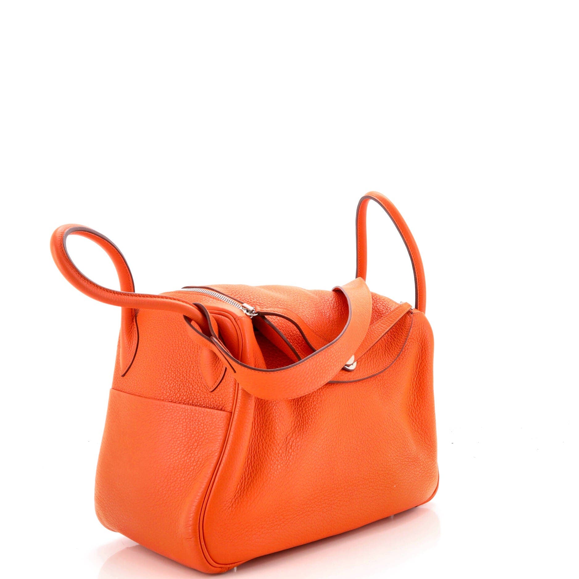 Pre-Owned Hermes Lindy Bag Clemence 34, Alternate, color, Orange H