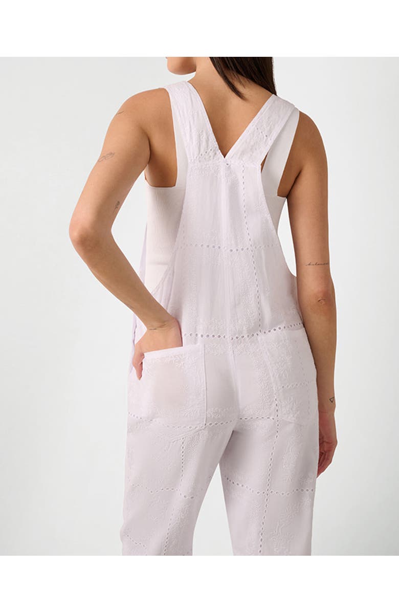 WeWoreWhat Eyelet Overall, Alternate, color, White Multi