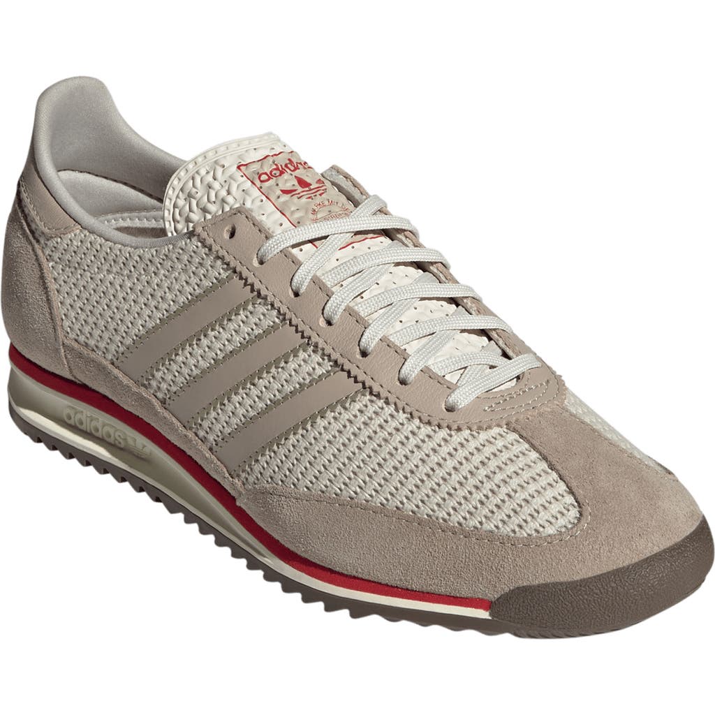 Shop Adidas Originals Adidas Sl 72 Sneaker In Alumina/clay/cyber Met.