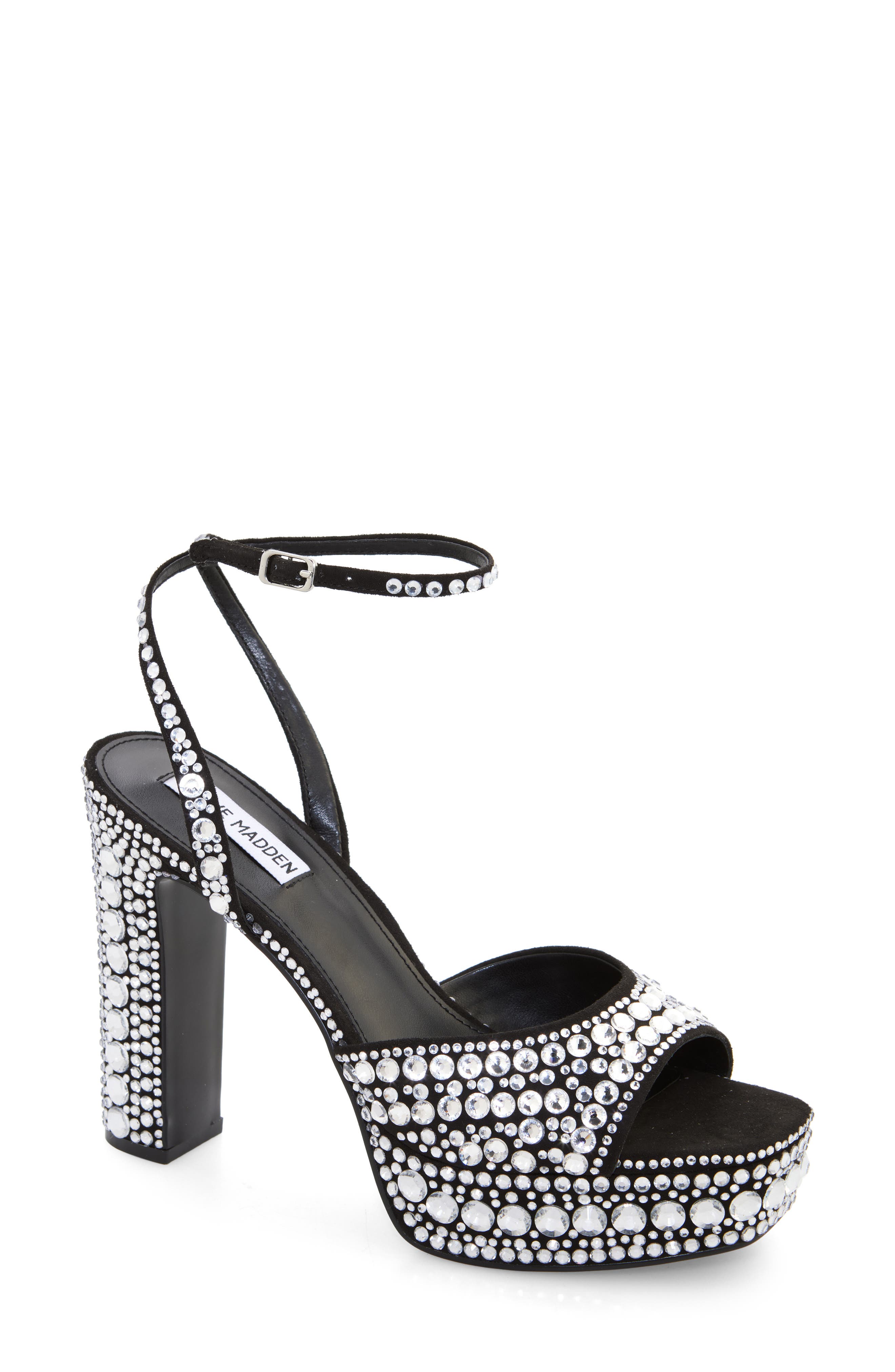 Steve Madden Assured Platform Ankle Strap Sandal, Main, color, 