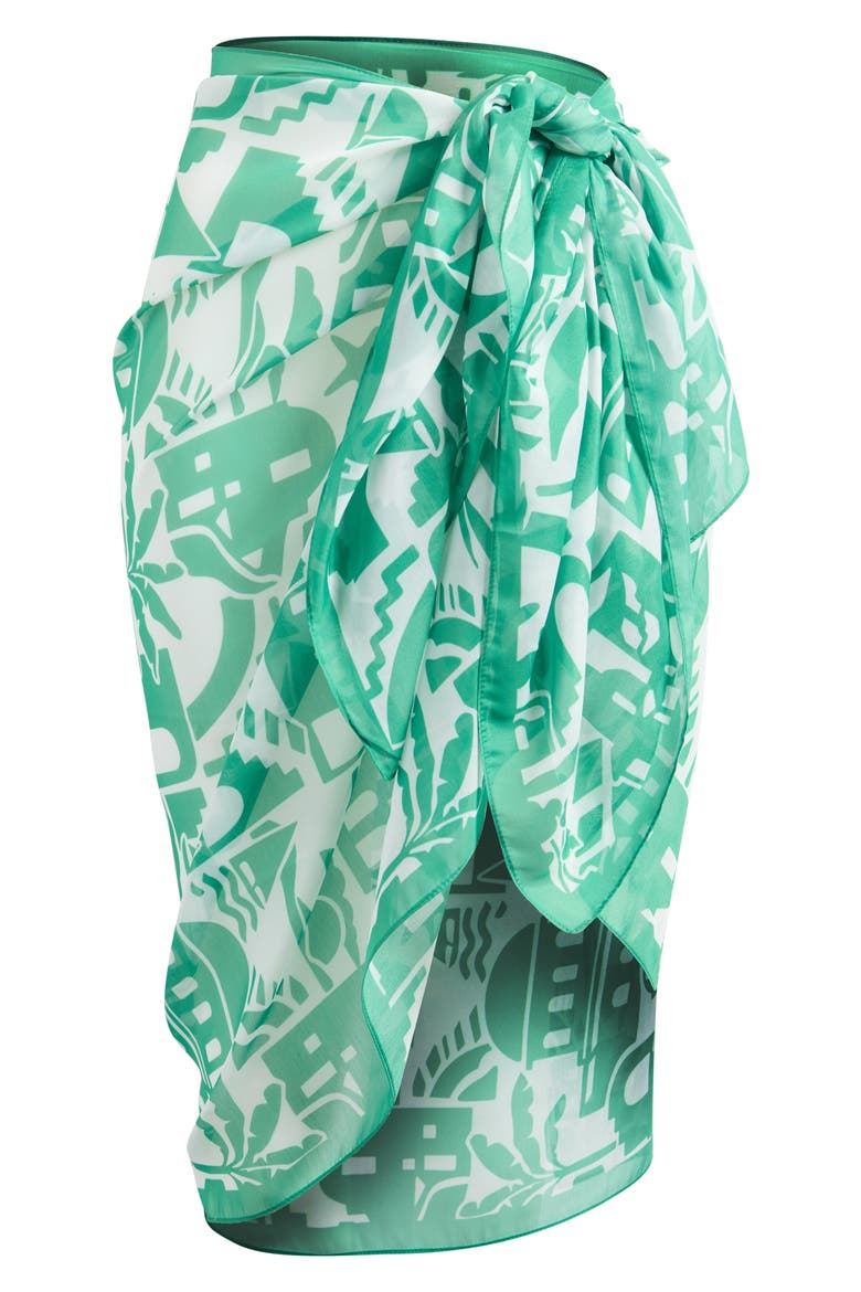 Vacay Ready Pareo, Alternate, color, GREEN