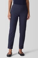 Eileen Fisher Slim Ankle Stretch Crepe Pants