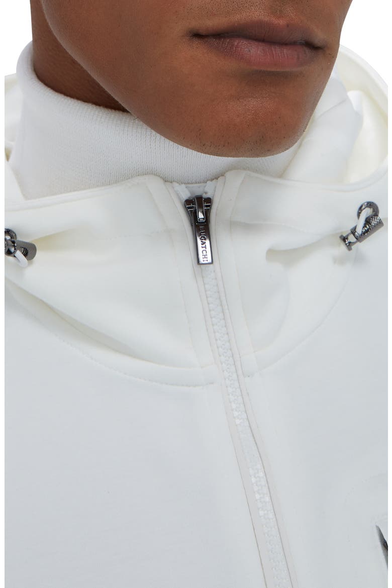 Hooded Long Sleeve Knit Top, Alternate, color, CHALK